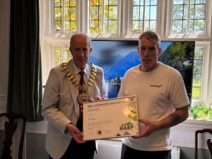 Award winner with The Mayor of Southend